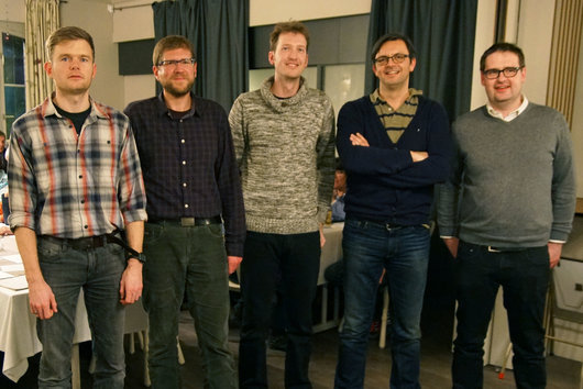 vlnr: Frank Schönweiß, Joachim Matthes, Joachim Süß, Markus Pezolt, Michael Schumann